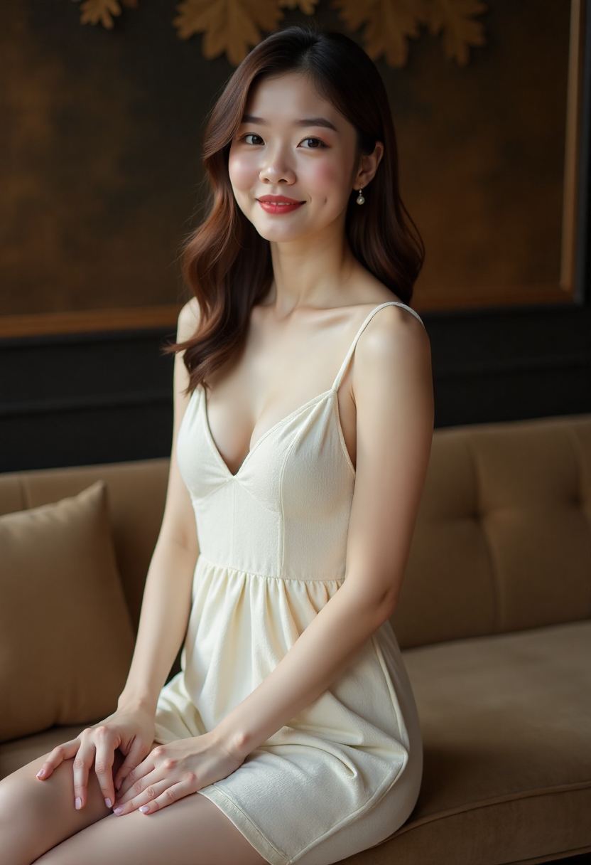 眼镜框下的眼妆