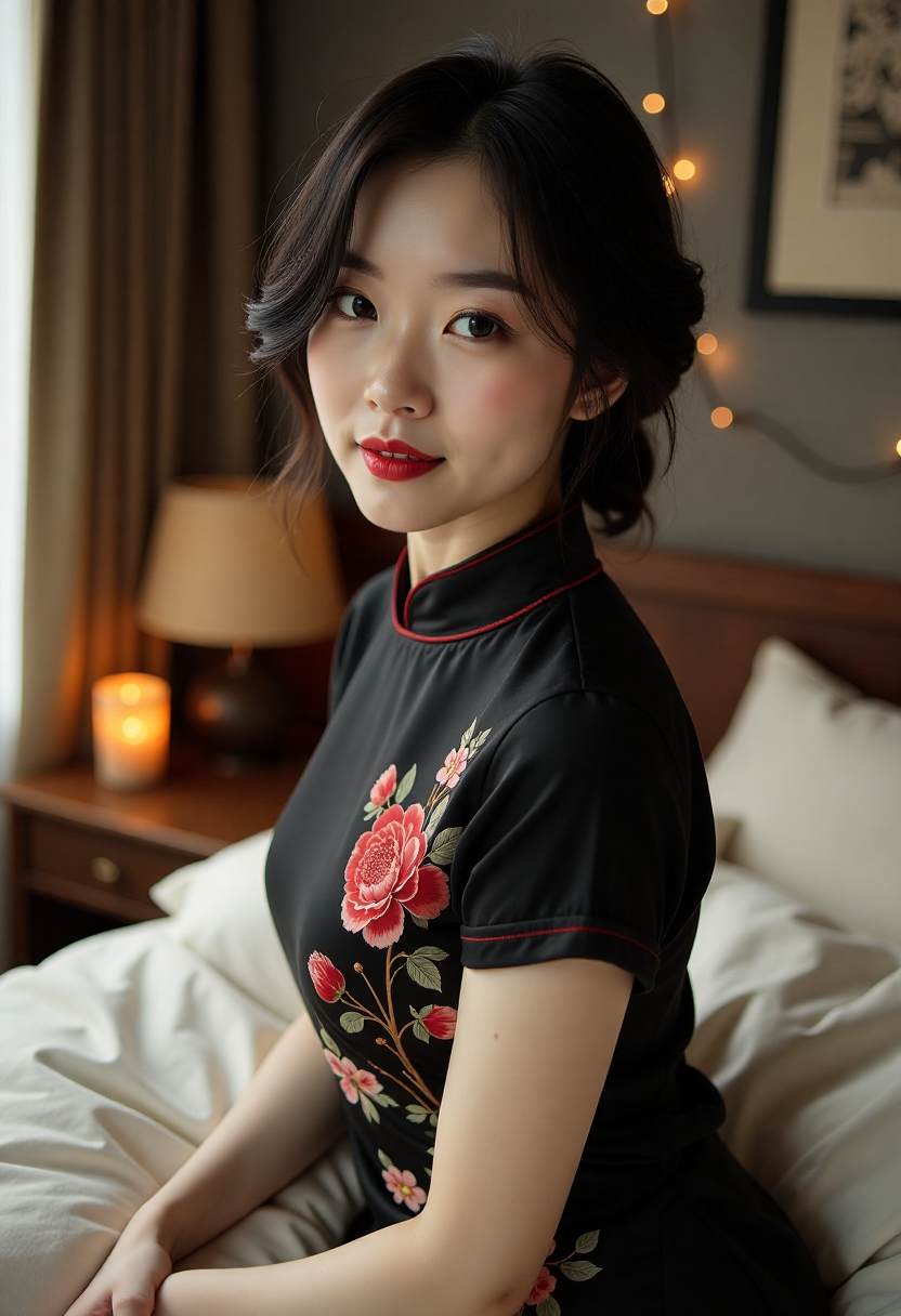 肿眼泡的薄妆